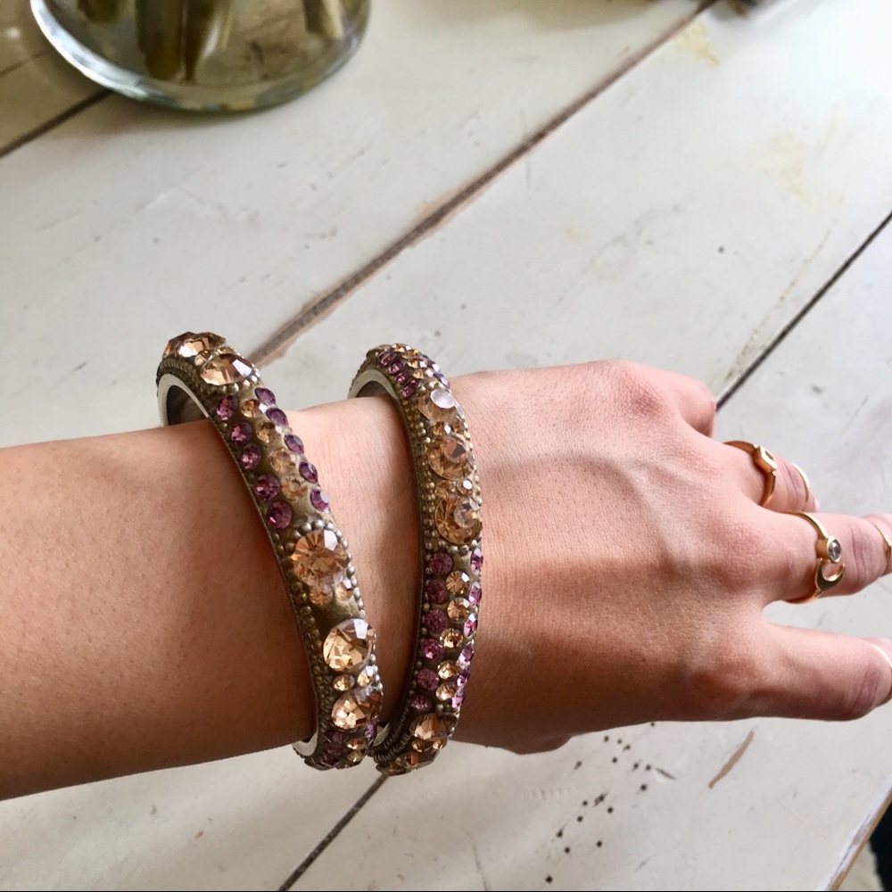 Two Crystal bracelets - Picture 2 of 3